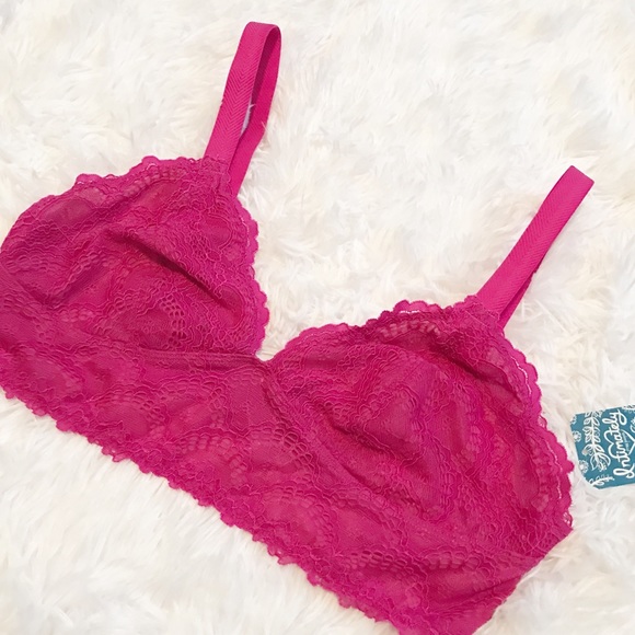 fuschia bralette